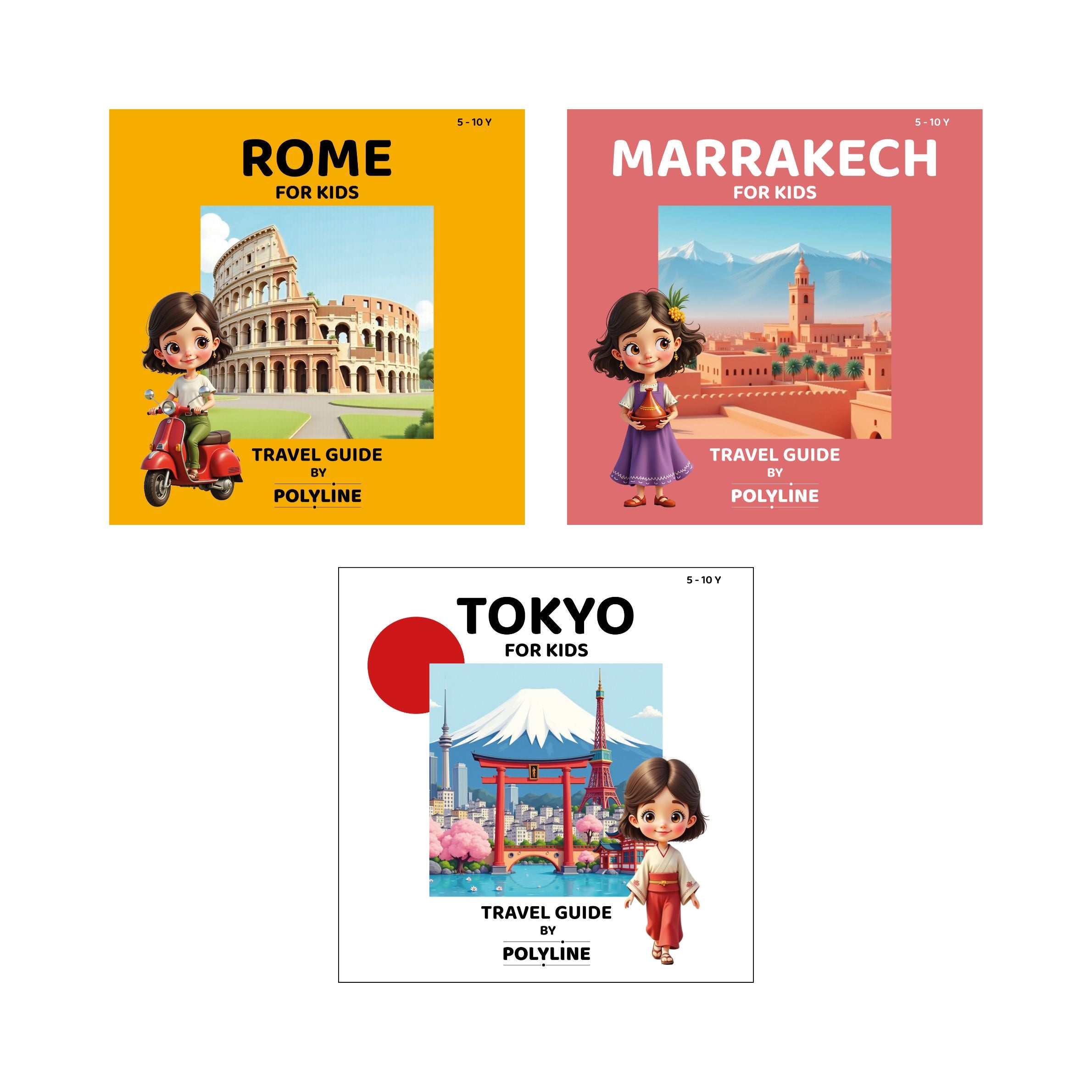 Tokyo · Rome · Marrakech Travel Guides · PDF Bundle